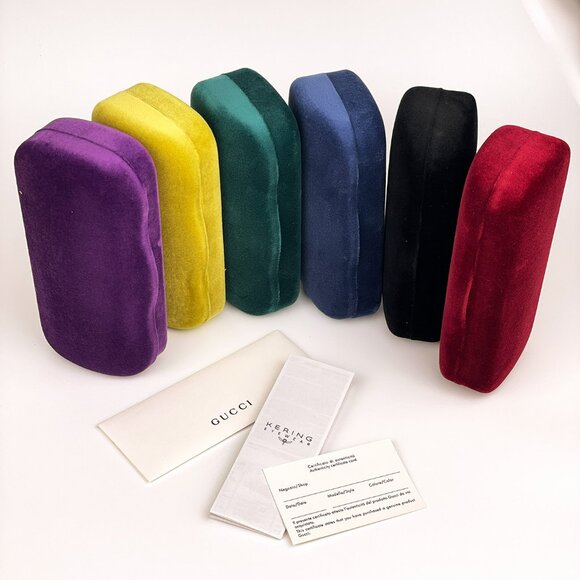 Gucci GG1693O 003 BRAND NEW Eyeglasses Violet Women Oval - Picture 9 of 9